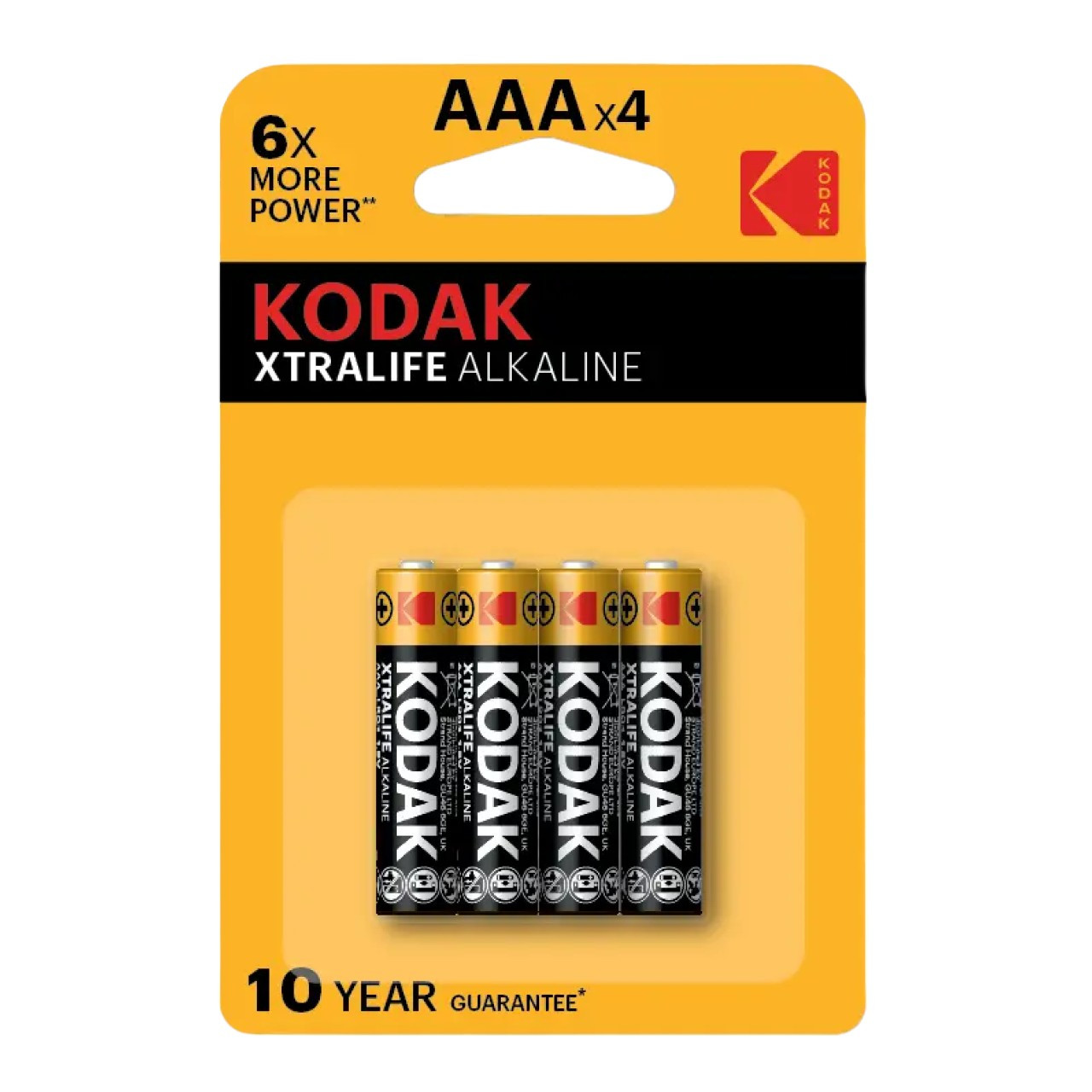 Батарейки Kodak Alkaline LR3 лужні Блістер комплект 4 шт