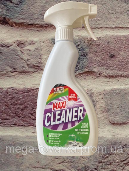 Засіб для очищення ванної та кухні для любих забруднень MAXI CLEANER 500ml