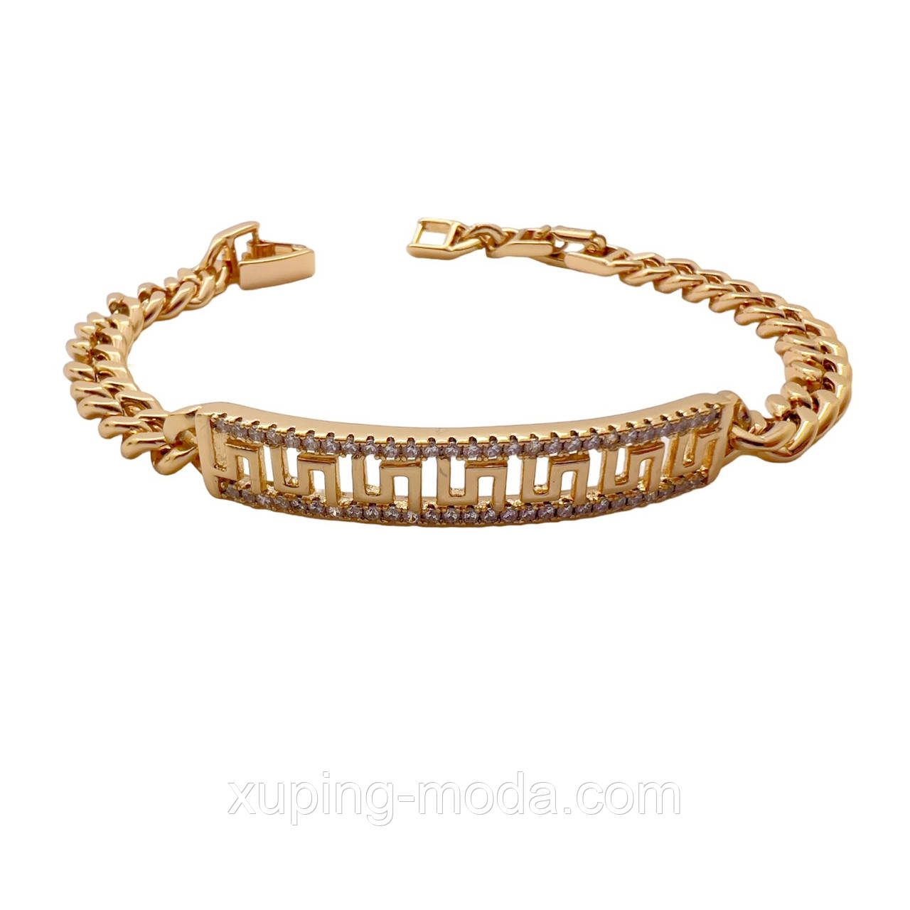 20 см х 7 мм. Браслет ксюпінг. 18 к, фото 1