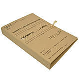 Папка архівна з титулкою Міністерства оборони, на зав'язках, з планками для підшивання документів, А4, 40 мм, фото 3