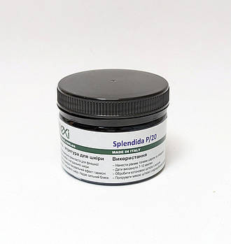 Крем аппретура для сильного блеска Splendida P20 Черный, 100 мл