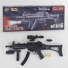 Дитячий іграшковий автомат із лазерним прицілом Cyma HY 017B (стріляє пластиковими кульками 6 мм)