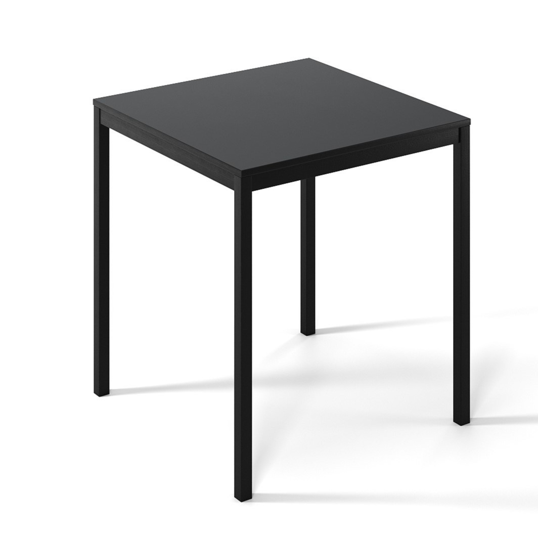 Обідній стіл Brevity Loft mini Графіт/чорний метал 67x75x67 ТМ Art In Head