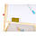 Мольберт дерев'яний двосторонній обертовий, навчальна дошка для малювання Kruzzel 22472, фото 10