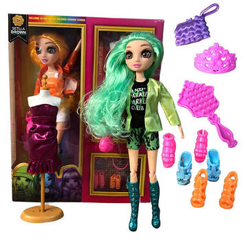 Лялька Rainbow Shining Doll велика лялька для дівчаток 30 см м'ята два набори одягу