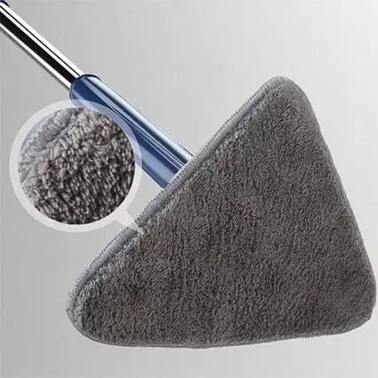 Запаска на плоску швабру мікрофібра 33*12 см, змінний моп для плоскої швабри, Запаска для підлогонатирача, фото 1