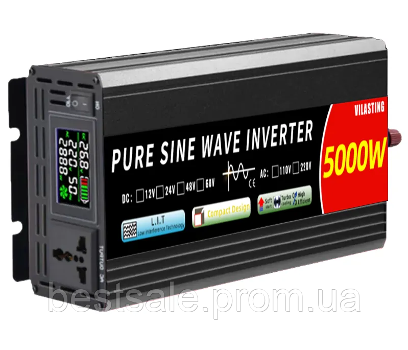 Инвертор 5000 Вт с чистой синусоидой + Multi дисплей (ID#2076257846 ...