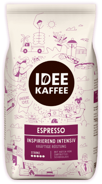 Кава в зернах IDEE Kaffee Espresso, 750г