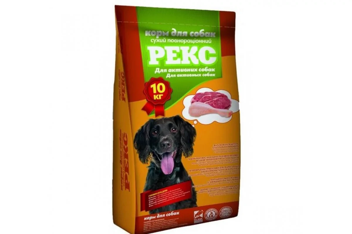 "Рекс" корм для активних собак, 10кг