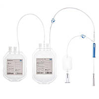 Двойные контейнеры для взятия 450 мл. крови с раствором ЦФДА-1 с адаптером для вакуумных пробирок (ОDC450SS)