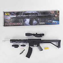 Дитячий іграшковий автомат із лазерним прицілом Cyma P.136 L 00011 (стріляє пластиковими кульками 6 мм)