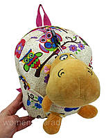 Дитячий рюкзак з іграшкою Медвеженок