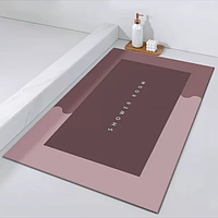Универсальный антискользящий коврик Shower Room 40х60 см цвет Розовый №R14849