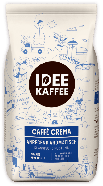 Кава в зернах IDEE Kaffee Crema, 750г