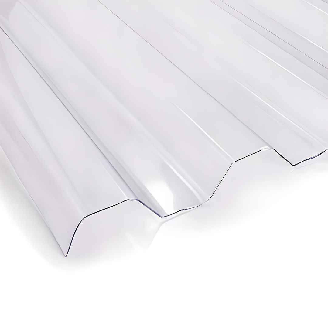 Профільований монолітний полікарбонат ТМ TOPLIGHT 0.8 мм 104х200см прозорий - фото 1 - id-p2327840495
