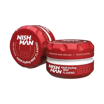 Віск для укладання волосся Nishman Flaming Red 100мл