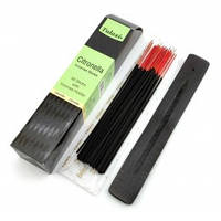 Citronella 40 Stiks with Incense Holder (Благовония 40 штук с деревянной подставкой)(Tulasi)