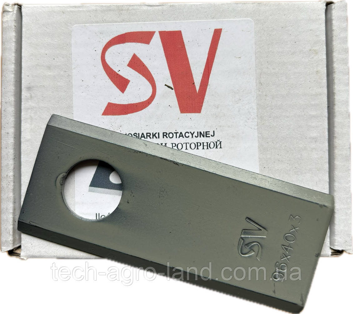 Ніж на польську роторну косарку SV 8245-036-010-454 Польща