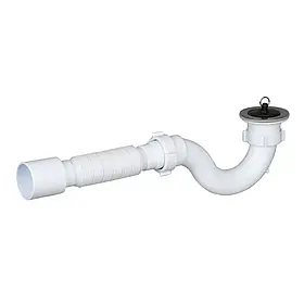 Д-0110 аналог П-0555 "Душ" нерж.випуск + пробка + гофра відвід {30}