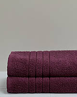 Полотенце махровое 50х90 (420 гр/м², нить-20/2) Raspberry бордо