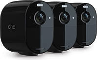 Arlo Essential Spotlight Camera VMC2330B - 3 Камеры безопасности, 1080p видео, Цветное ночное видение 1080p