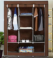 Шкаф тканевый складной STORAGE WARDROBE 88130 на 3 секции 130х45х175 см