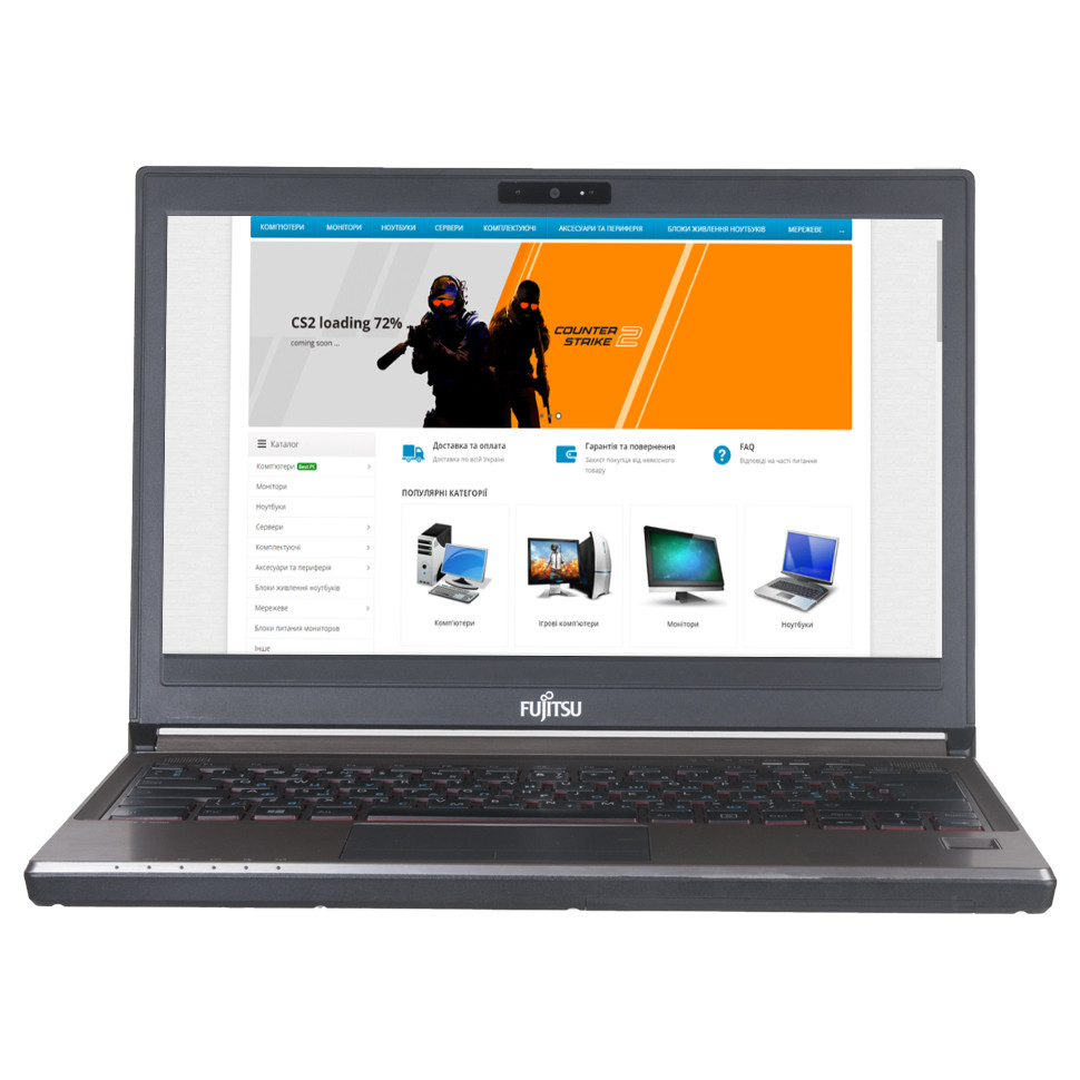 Ноутбук Fujitsu Lifebook E734 (13.3" • i5-4300m • 4Gb • ssd 120Gb) БВ