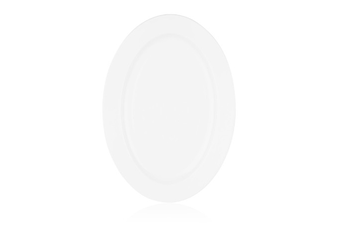 Блюдо овальне Prato (AR3606P), 25х17.5см, Порцеляна, біле, Ardesto, Арт.49020