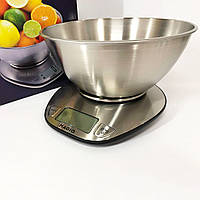Электронная кухонные весы MAGIO MG-691 до 5кг, весы кухонные со съемной чашей, весы для продуктов PV-966