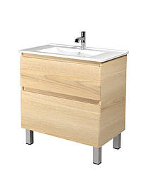 Комплект меблів Мойдодир — Тумба Палермо 80 з Дзеркалом 70 і Пеналом П-38к Лате