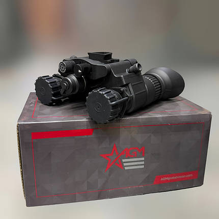 ПНБ, Бінокуляр нічного бачення AGM NVG-40 NW1, Gen2+, білий фосфор, ПНБ з двома трубками (#14NV4122484011), фото 1