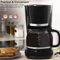 Капельная кофеварка с колбой и подогревом для дома рейтинг 650ML YONSA 550W