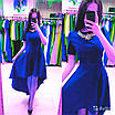 Сукня жіноча ошатне асиметричне вечірня з шлейфом, фото 5