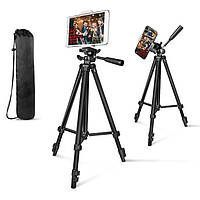 Тринога для фотоапарата Tripod 3120 PRO | Штатив стабілізатор для телефону Триноги для фото | LP-227 Штатив маленький