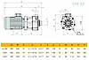Герметичні насоси без ущільнень та з магнітною муфтою DM 30 PP, VITON, 2,2 кВт, фото 3