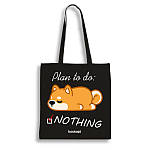 Екошопер BookOpt BK4061 Plan to do: NOTHING чорний, фото 2