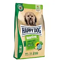 Сухой корм для собак мелких пород Happy Dog NC Mini Lamm & Reis 4кг