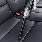 Автомобільний пилосос 120Вт, 2в1 Vacuum cleaner, Чорний / Акумуляторний пилосос для машини з насадками, фото 3