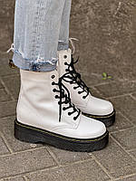 Кросівки Черевики Leather White Fur