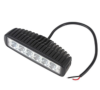 Фара Led 18ВТ яскрава 6 диодов  по 3W, фото 6