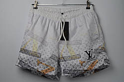 Плавки Louis Vuitton White Gold плавальні шорти луі вітон шорты плавательные мужские шорти для спорту луи витт