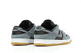 Чоловічі / жіночі кросівки Nike SB Dunk Black Grey Low, чорно-сірі кросівки найк сб данк лов, фото 5