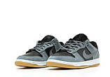 Чоловічі / жіночі кросівки Nike SB Dunk Black Grey Low, чорно-сірі кросівки найк сб данк лов, фото 6
