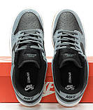 Чоловічі / жіночі кросівки Nike SB Dunk Black Grey Low, чорно-сірі кросівки найк сб данк лов, фото 8