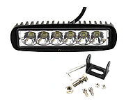 Фара Led 18ВТ яскрава 6 диодов  по 3W, фото 2