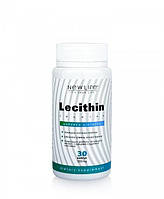 Лецитин для поліпшення роботи мозку і печінки 30 капсул Нове життя (ГГ)