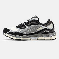 Кроссовки мужские Asics Gel NYC серые, Асикс Гель текстильные, Код MD-1236