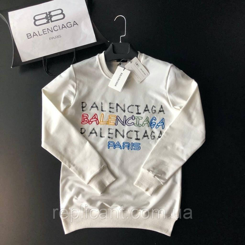 Свiтшот чоловiчий Balenciaga Urban White світшот баленсiага білий чоловічий