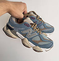 Кроссовки New Balance  9060 Brown Blue Нью беланс кросівки нью баланс