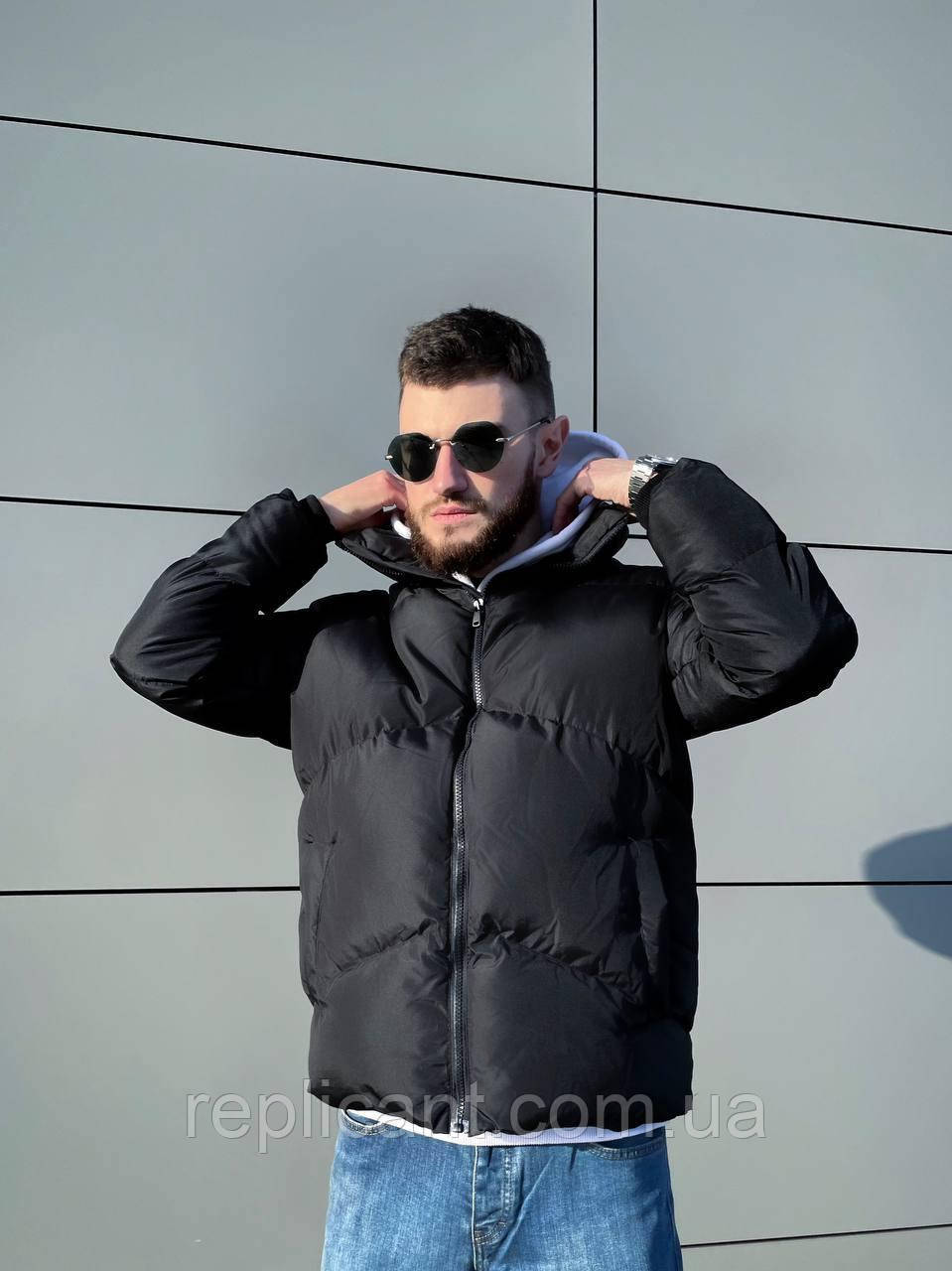 Зимова Куртка Оверсайз Vamos Vektor Black, фото 1